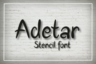 Adetar Stencil Font: A Designer’s Branding Test