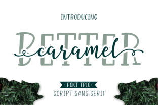 Better Caramel Trio Font Review for Brand Identity