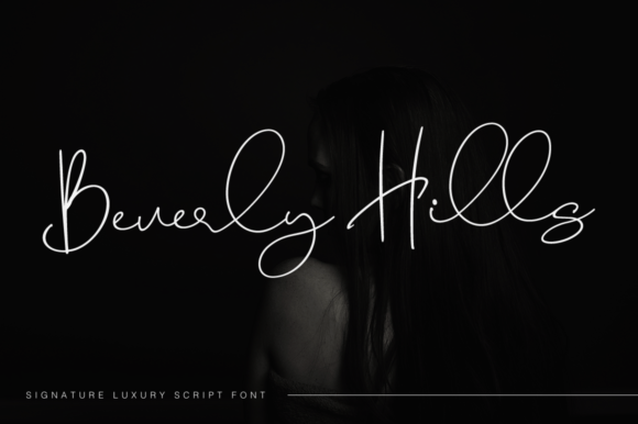 Beverly Hills Font: Fresh Script for Editorial Design