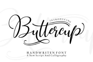 Buttercup Font: Elegant Script for Editorial Design
