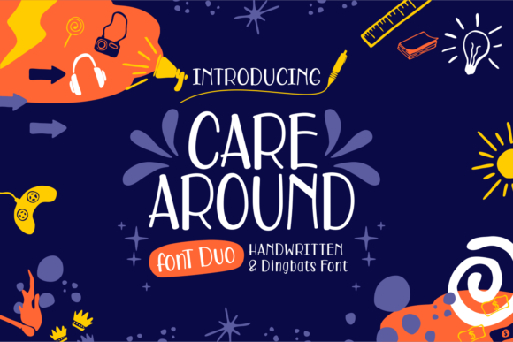 Care Around Font: A Playful Typeface for Web Design