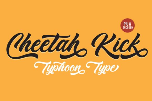 Cheetah Kick Font: Striking Script for Crafters
