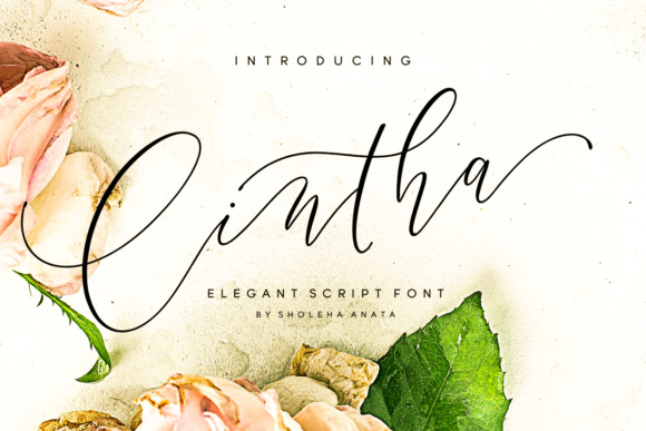 Cintha Font: Elegant Script for Editorial Design