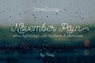 November Rain Font: A Clean Script for Digital Campaigns