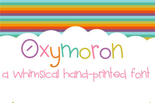 Oxymoron Font: A Playful Script for Editorial Design