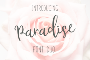 Paradise Script Font for Handmade Products