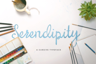 Serendipity Font: Adorable Cursive for Crafters