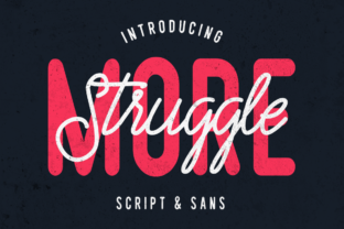 Struggle More Duo: A Typeface for Editorial Design