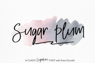 Sugar Plum Font: Elegant Script for Editorial Design