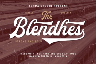 The Blendhes Font: Vintage Script for Modern Web Design