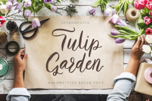 Tulip Garden Script Font for Handmade Crafts