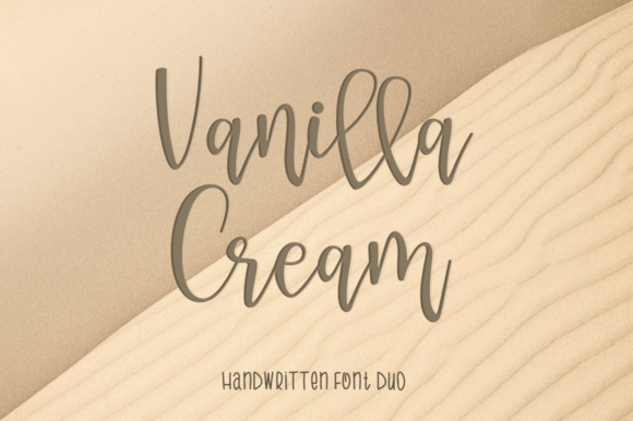 Vanilla Cream Font: Modern Script for Web Design